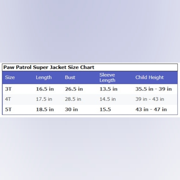 Boys 5T Paw Patrol Super Jacket Kids Blue Toddler Hoodie Zippered Hooded Jacket - Picture 10 of 10